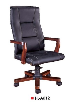 专业金属架真皮办公转椅批发 鹤山浩龙家具C612系列解析